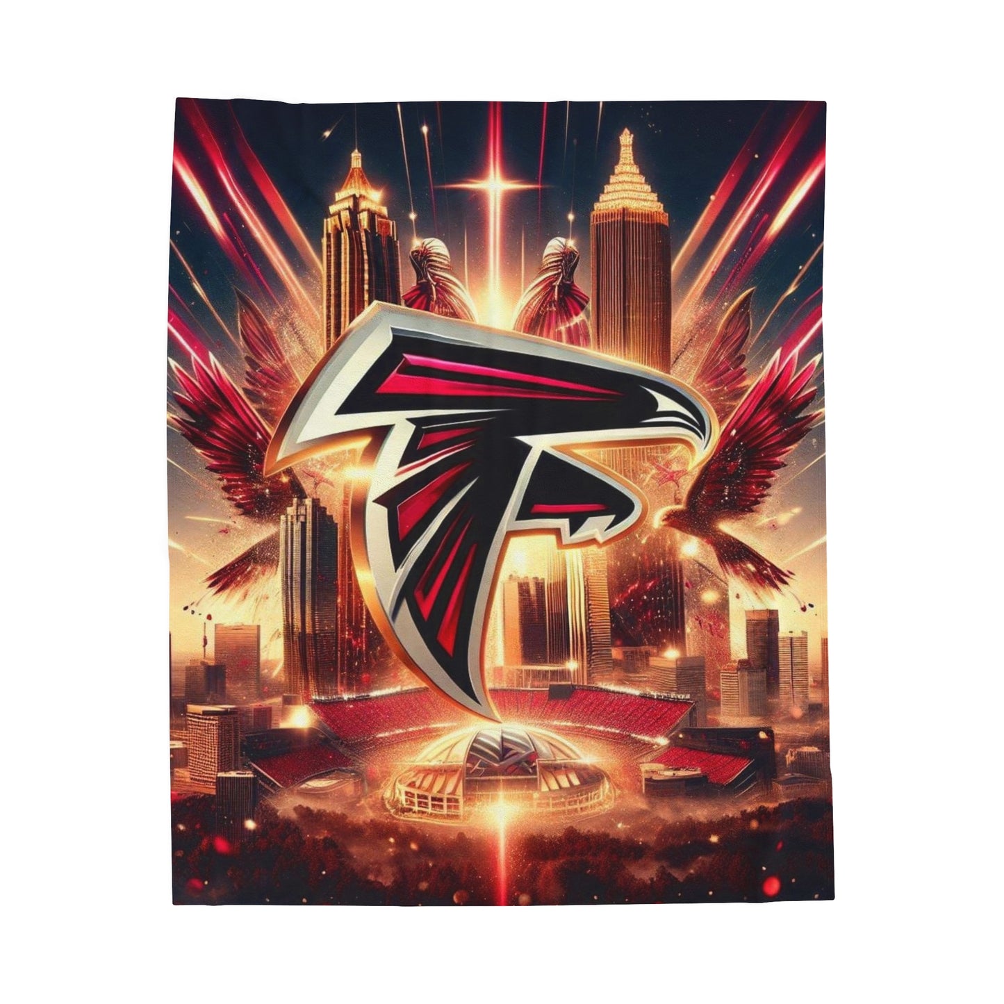 Atlanta Falcons Velveteen Plush Blanket