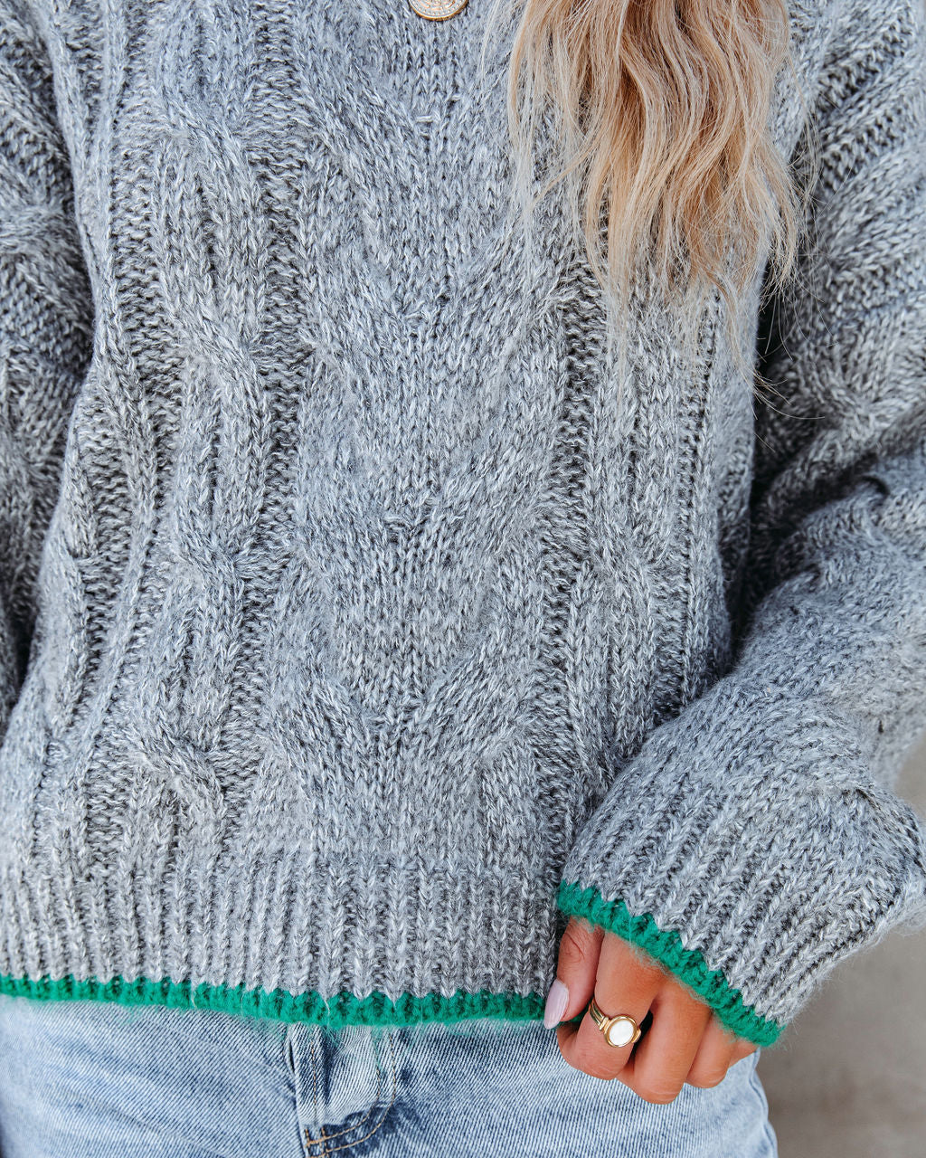 Autumn Winter Loose Fitting Oversized Sweater Sweater Pullover round Neck Sweater Cable Knit Sweater Women