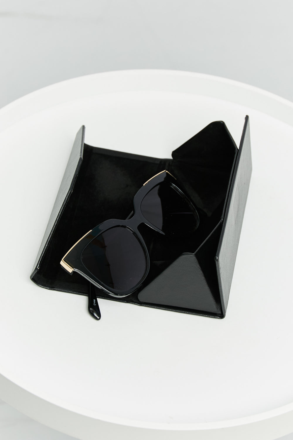 Inlaid Rhinestone Square Sunglasses