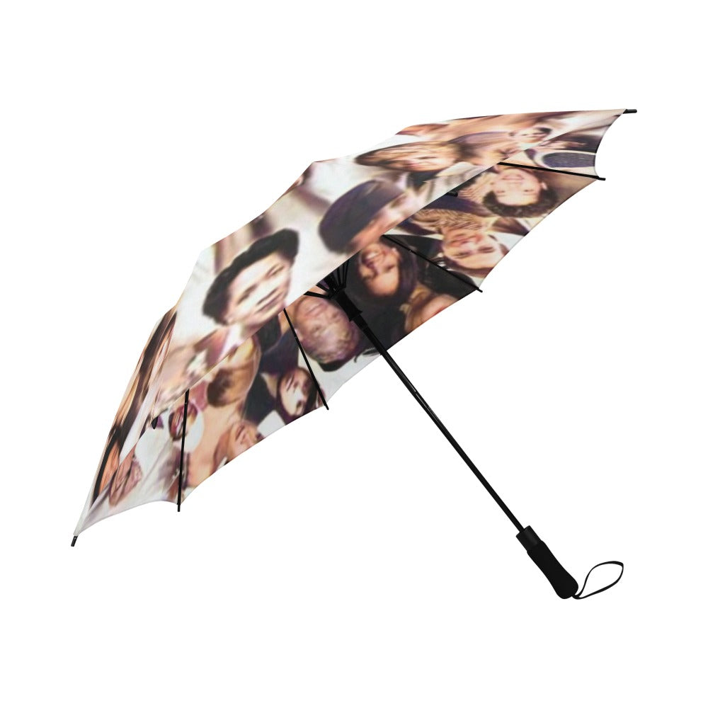 Strong Women Semi-Automatic Foldable Umbrella (Model U05)
