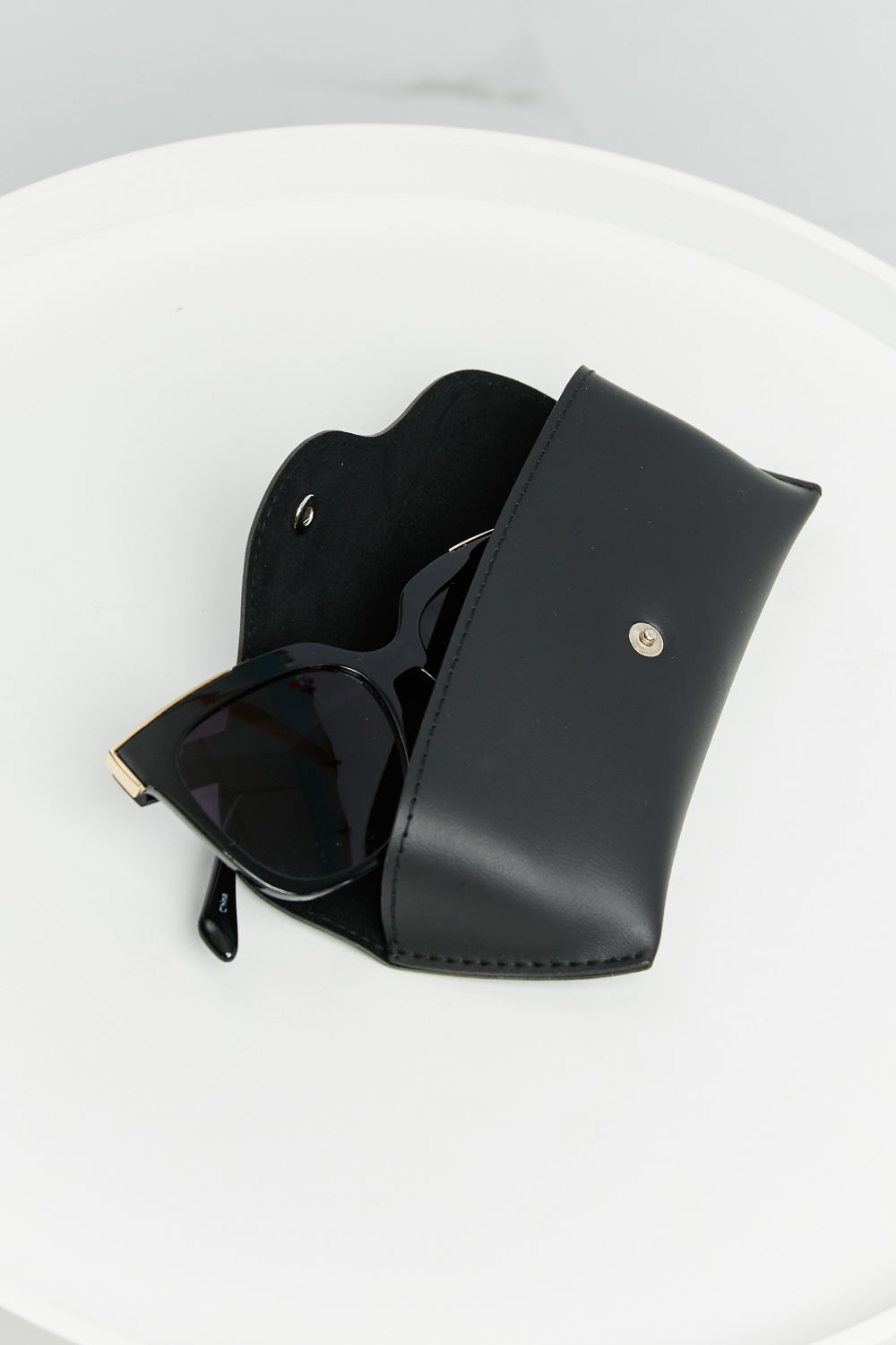 Inlaid Rhinestone Square Sunglasses